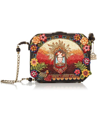 Mary Frances Womens Artisan Crossbody Handbag Sling Bag - Multicolor