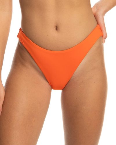 Roxy Standard Beach Classics Hi-leg Bikini Bottom - Orange