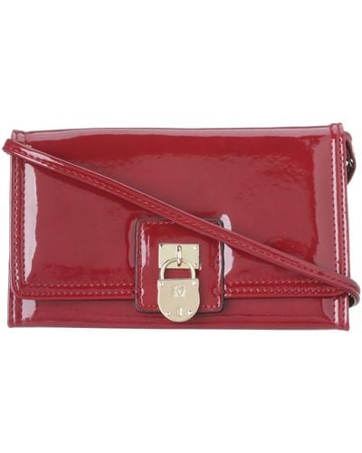 Anne Klein Rich And Famous On A String Wallet,scarlet,one Size - Red