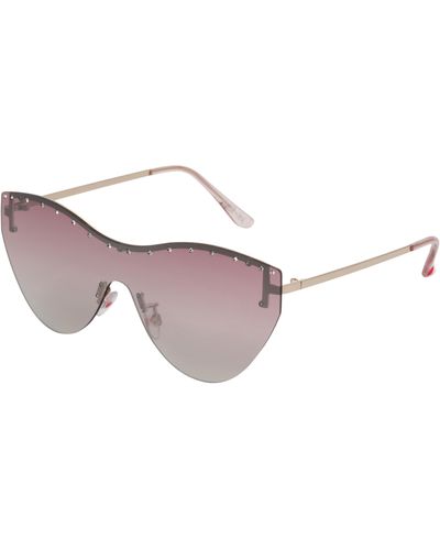 Betsey Johnson Summertime Shield Sunglasses - Brown