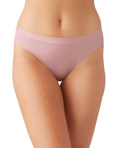 Wacoal Understated Cotton Bikini Panty - Pink