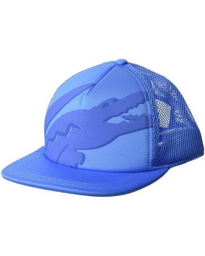 Lacoste Summer Croc Hat - Blue