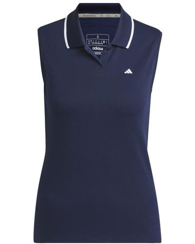 adidas Golf Standard S Go-to Pique Polo Shirt - Blue