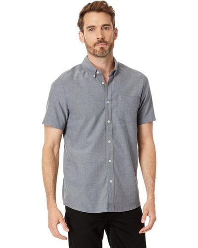 Volcom Everett Oxford Short Sleeve Shirt - Gray