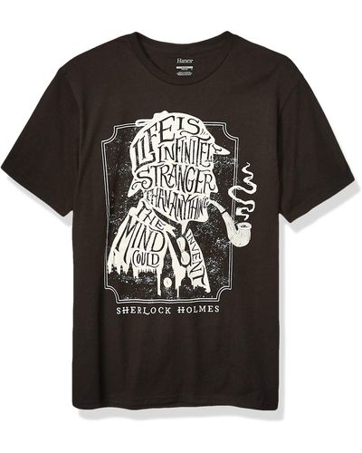 Hanes Lightweight Graphic T-shirt - Black