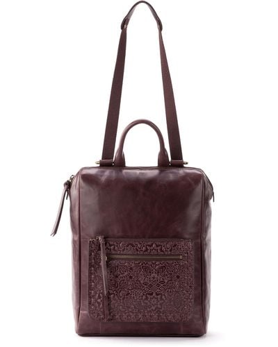 The Sak Loyola Convertible Backpack In Leather - Brown