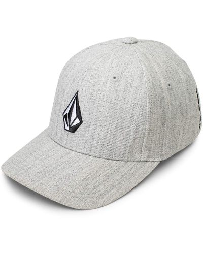 Volcom Unisex Adult Full Stone Flex Fit Baseball Cap - Gray
