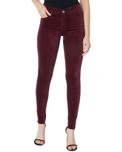 AG Jeans Farrah High Rise Skinny Jean - Red