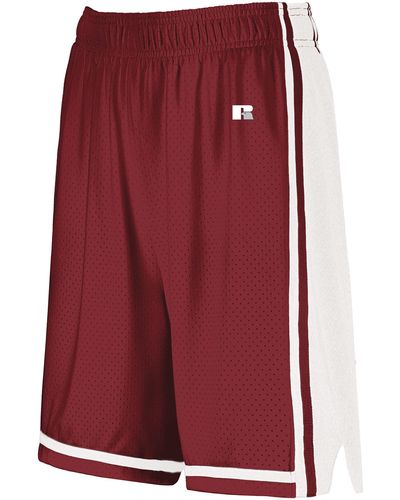 Russell Standard Ladies Legacy Basketball Shorts - Red
