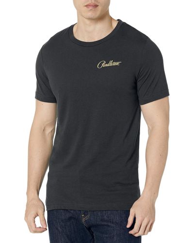 Pendleton Short Sleeve Tye River Buffalo Graphic T-shirt - Black