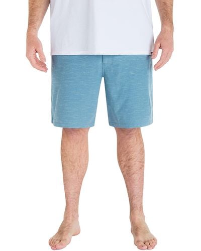 Hurley Big & Tall Sandbar Stretchband Walk Shorts - Blue