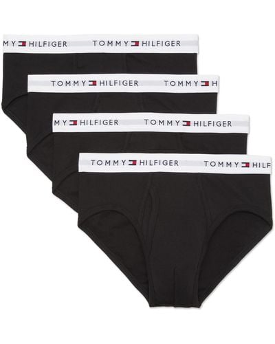 Tommy Hilfiger 4-pack Cotton Brief - Black