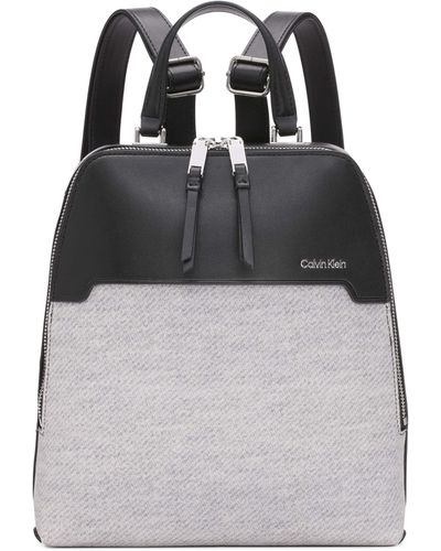 Calvin Klein Backpack in Natural | Lyst