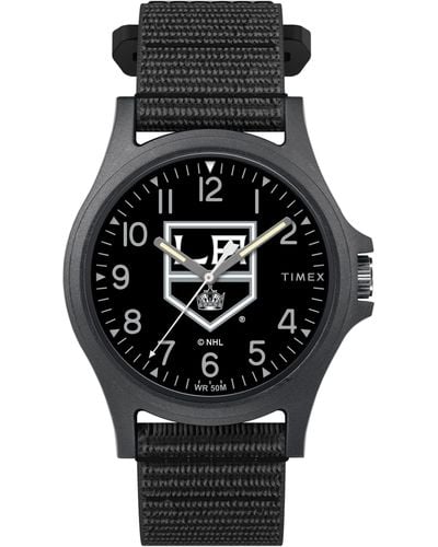 Timex Nhl Pride 40mm Watch – Los Angeles Kings With Black Fastwrap