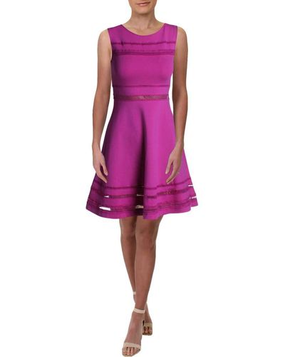 French Connection Scille Sleeveless Lula Jersey Dress - Purple