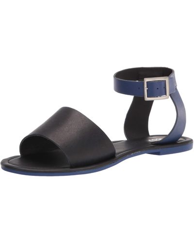 Matisse Coconuts All About Flat Ankle Sandal - Black