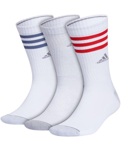 adidas 3-stripe Socks With Arch Compression For A Secure Fit - Blue