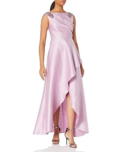 Adrianna Papell Mikado Hilow Gown - Pink