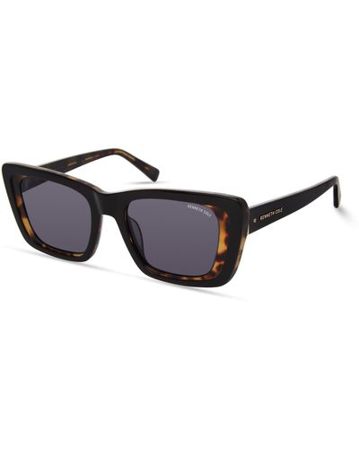 Kenneth Cole Kc5105a Square Sunglasses - Black
