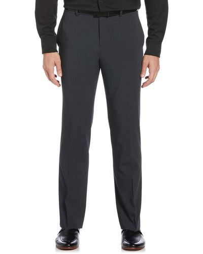 Perry Ellis Portfolio Modern Fit Stretch Resolution Dress Pant - Black