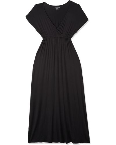 Amazon Essentials Waisted Maxi Dress - Black