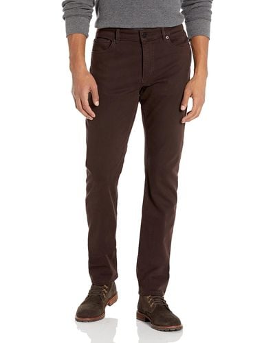 DL1961 Mens Russell Slim Straight Fit Jean Casual Pants - Brown