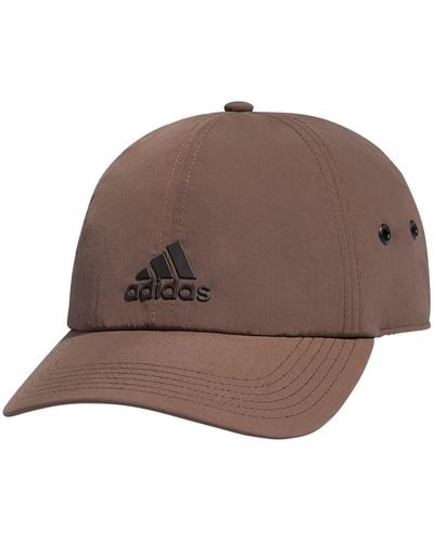 adidas Vma Relaxed Fit Strapack Slight Precurve Brim Adjustable Hat - Brown