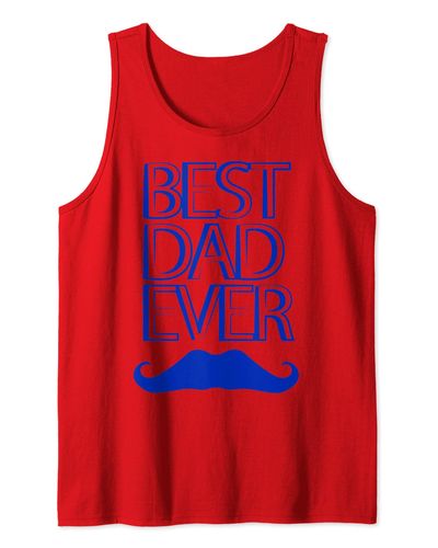 Goodthreads Best Dad Ever Tank Top - Red