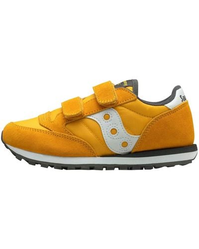 Saucony Jazz Double Hook And Loop Sneaker - Yellow