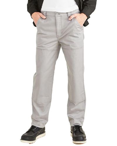Dockers Straight Fit Utility Pants, - Gray