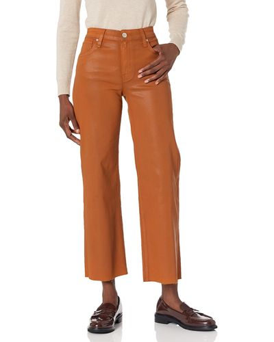 Hudson Jeans Jeans Rosie High-rise Wide Leg Ankle - Orange