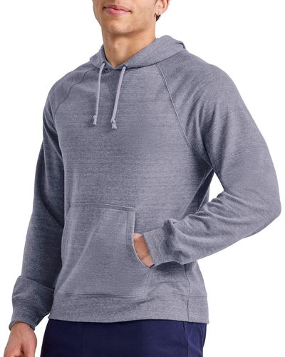 Hanes French Terry Pullover Hoodie - Blue