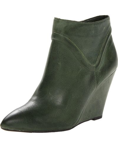 Seychelles Wont Wait Wedge Bootie,army Green,9 M Us