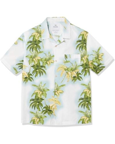 28 Palms Relaxed-fit 100% Cotton Tropical Vacation - Green