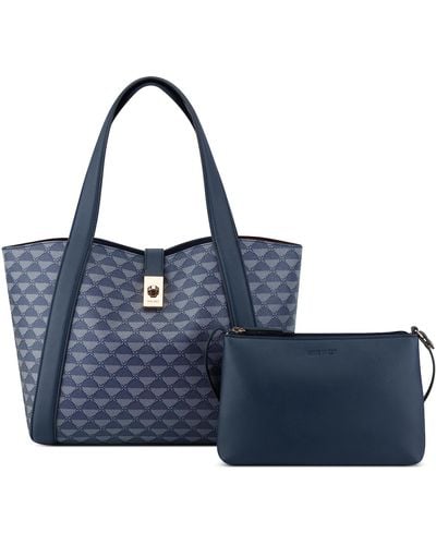 Nine West Morely 2 In 1 Tote - Blue