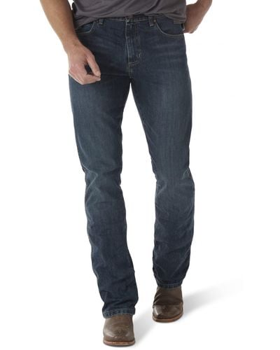 Wrangler Jeans da Uomo River Wash. 33W x 36L - Blu