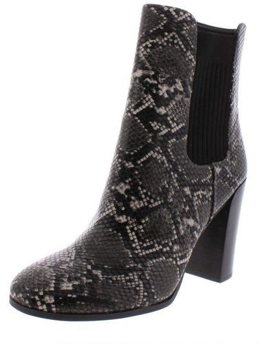 Kenneth Cole Justin Heeled Ankle Bootie Boot - Black