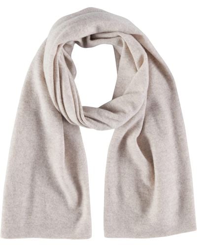 Vince S Boiled Cashmere Clean Edge Knit Scarf,h Marble,os - Gray