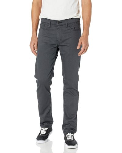 Levi's 511 Slim Fit Grijs/zwart 3d Jeans - Blauw
