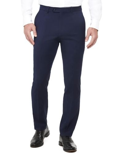 Tommy Hilfiger Th Flex Modern Fit Suit Separates Pant - Blue