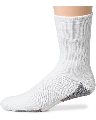 Hanes Ultimate 4-pack Comfort Stretch Crew Socks - White
