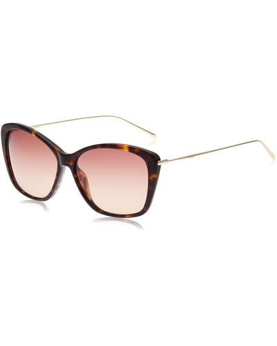 DKNY Dk702s Rectangular Sunglasses - Brown