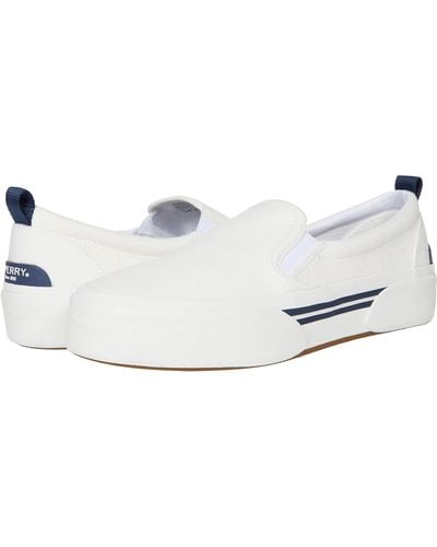 Sperry Top-Sider Pier Wave High Slip On Sneaker - White