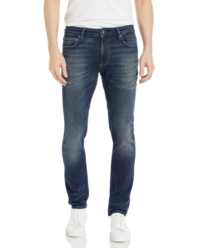 Guess Eco Mid-rise Slim Tapered Jeans - Blue