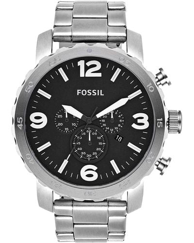 Men's nate quartz stainless top steel and metal casual watch