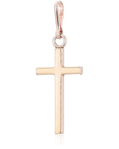 alex and ani Rose Gold Cross Charm 14kt Rose Gold Plated