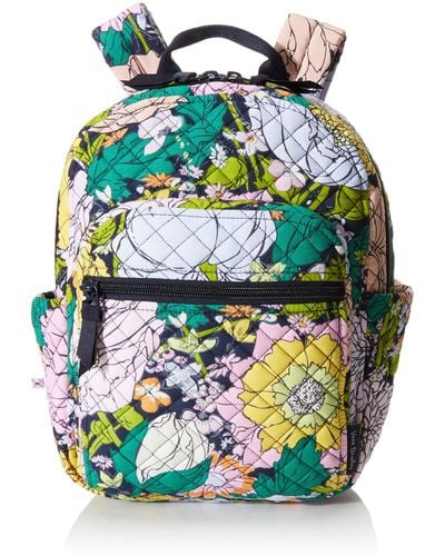 Vera Bradley Cotton Small Backpack - Green