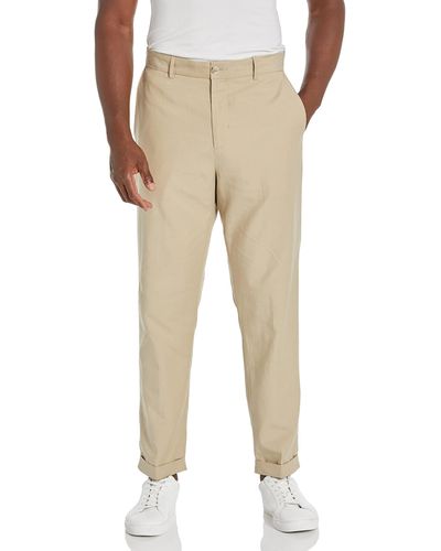 Vince Tapered Cuffed Trouser - Natural
