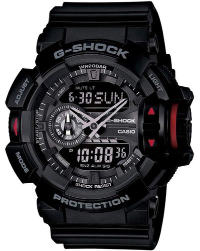 G-Shock G-shock Ga-400-1b Multi-dimensional Analog Digital Watch - Black