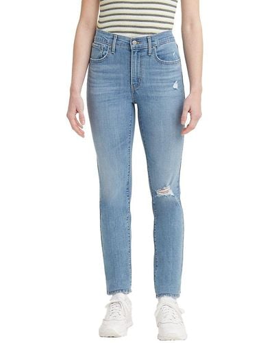 Levi's 724 High Rise Straight Jeans - Blue